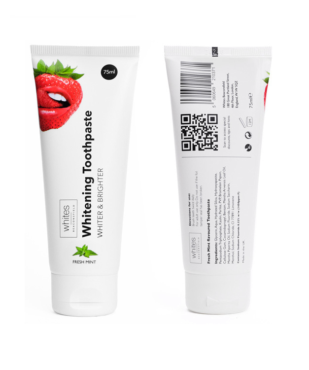 Whites Beaconsfield Teeth Whitening Toothpaste Fresh Mint 75ml